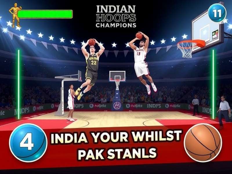 Indian Hoops Champions Game Screenshot